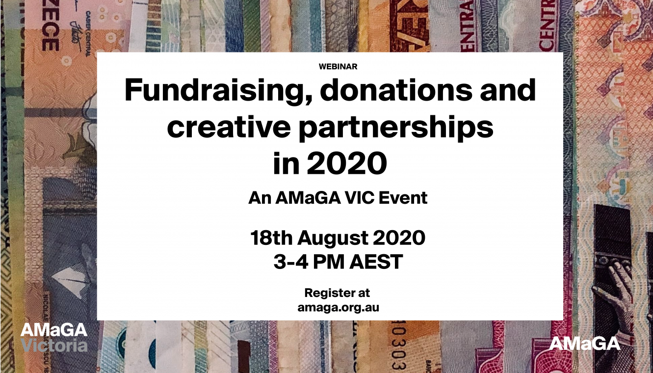 Fundraising, donations and creative partnerships in 2020 - Webinar Recording