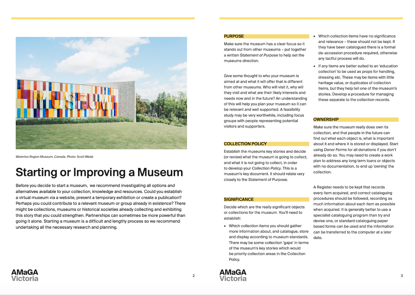 Starting or Improving a Museum