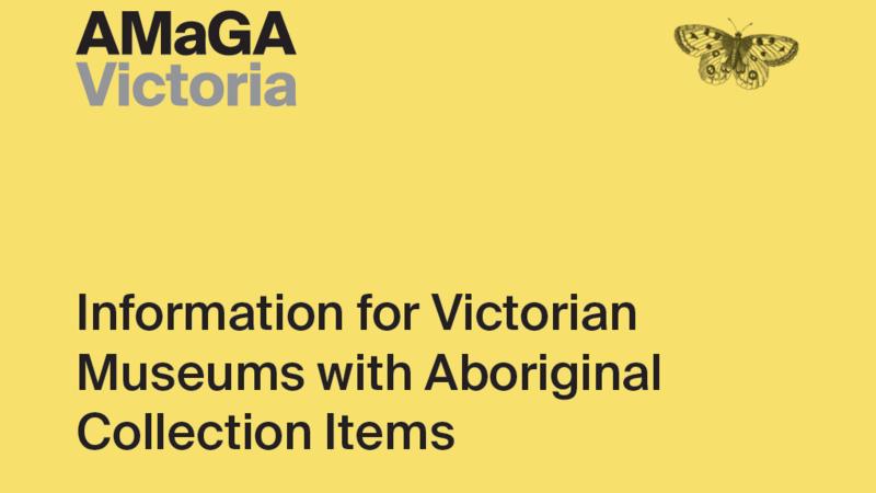 Information for Victorian Museums with Aboriginal Collection Items