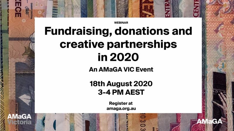 Fundraising, donations and creative partnerships in 2020 - Webinar Recording